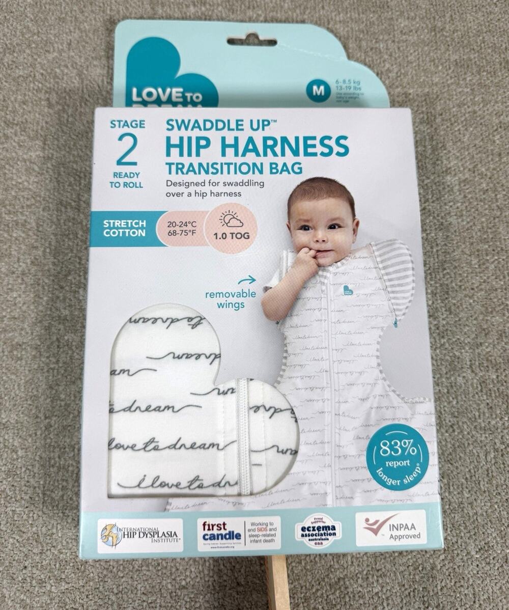 Love To Dream Swaddle Up Hip Harness Transition Bag Swaddle 3-6M 1.0 TOG